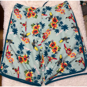 DC Comics Batman & Robin Men’s Board Shorts Swim Trunks Sz. 2XL, 3116